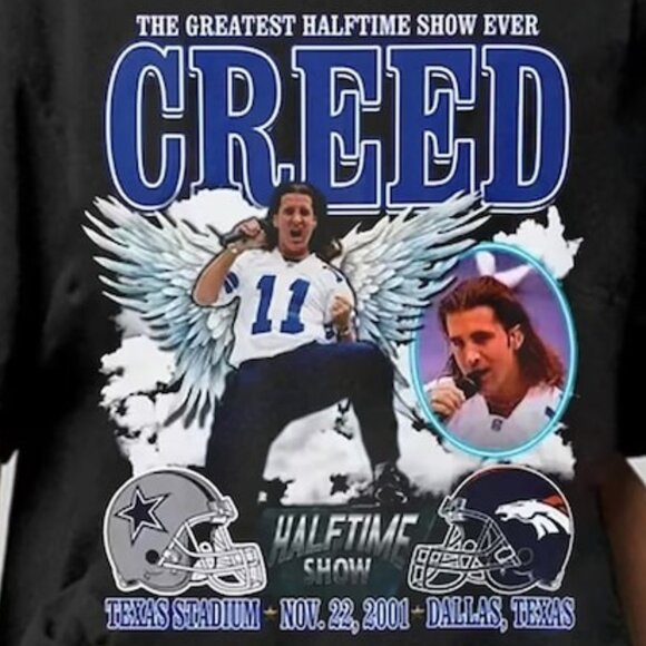 Creed Band Greatest Halftime Show Ever Rock Music Concert Fan 2024 T-Shirt 79 - Picture 2 of 5